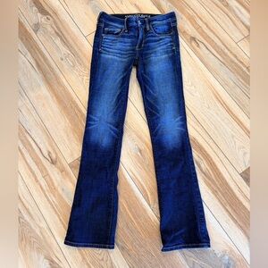 American Eagle Outfitters Dark Blue Flare Jeans